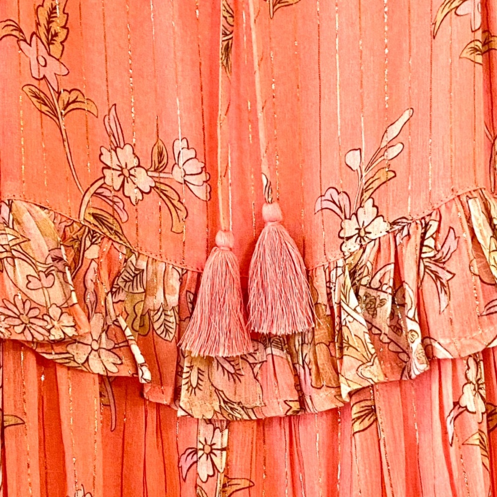 πΊπHPππΊ NWOT Spell & The Gypsy Hendrix Strappy Maxi Dress - Picture 9 of 16